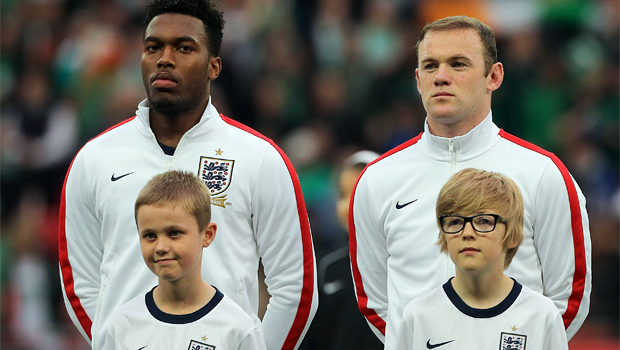 Wayne Rooney and Daniel Sturridge in england world cup squad