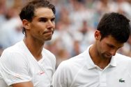 Novak Djokovic and Rafael Nadal French Open