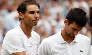 Novak Djokovic and Rafael Nadal French Open